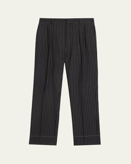 Ralph Lauren Purple Label Glenn Handmade Rope-Stripe Trouser