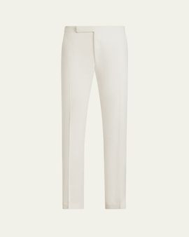 Ralph Lauren Purple Label Gregory Hand-Tailored Linen Trouser