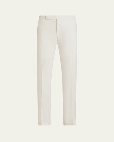 Ralph Lauren Purple Label Gregory Hand-Tailored Linen Trouser