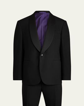 Ralph Lauren Purple Label Gregory Hand-Tailored Wool Shawl Tuxedo