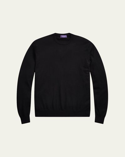 Ralph Lauren Purple Label Men's 18GG Cashmere Crewneck Sweater