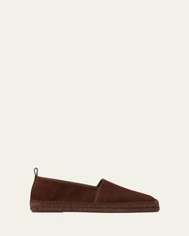 Ralph Lauren Purple Label Men's Bosworth Tonal Suede Espadrilles