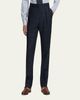 Ralph Lauren Purple Label Men's Cashmere and Silk Glen Plaid Pleated Trousers - 4