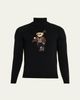 Ralph Lauren Purple Label Men's Cashmere Knit Ski Polar Bear Turtleneck Sweater - 1