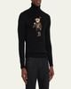 Ralph Lauren Purple Label Men's Cashmere Knit Ski Polar Bear Turtleneck Sweater - 4