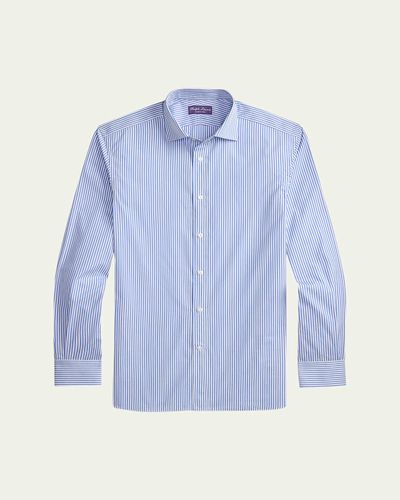 Ralph Lauren Purple Label Men's Cotton Poplin Bengal Sport Shirt