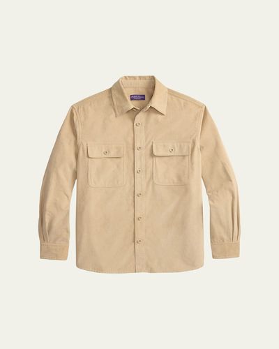 Ralph Lauren Purple Label Men's Sea Island Corduroy Button-Down Shirt
