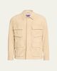 Ralph Lauren Purple Label Men's Suede Field Jacket - 1