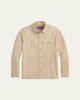 Ralph Lauren Purple Label Men's Suede Flap-Pocket Overshirt - 1