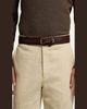Ralph Lauren Purple Label Men's Topstitched Western Leather Belt - 3