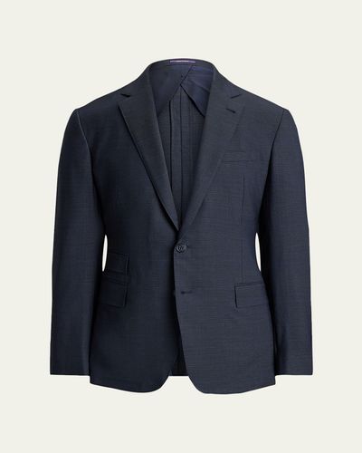 Ralph Lauren Purple Label Men's Wool Glen Plaid Two-Piece Suit