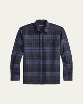 Ralph Lauren Purple Label Plaid Twill Shirt