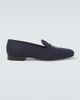 Ralph Lauren Purple Label Ralph Lauren Purple Label Alonzo embroidered linen loafers - 1