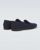 Ralph Lauren Purple Label Ralph Lauren Purple Label Alonzo embroidered linen loafers - 5