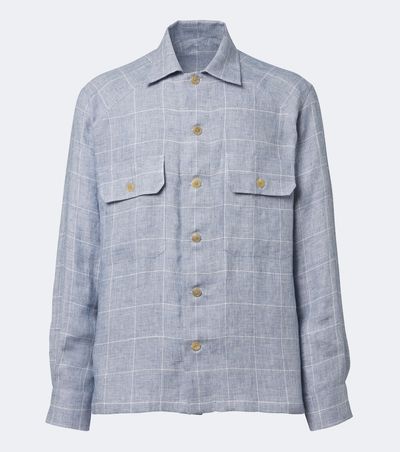Ralph Lauren Purple Label Ralph Lauren Purple Label Checked linen jacket
