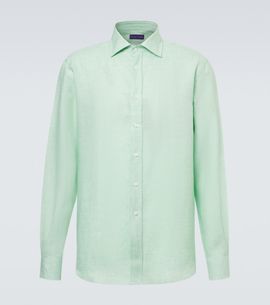 Ralph Lauren Purple Label Ralph Lauren Purple Label Checked linen shirt