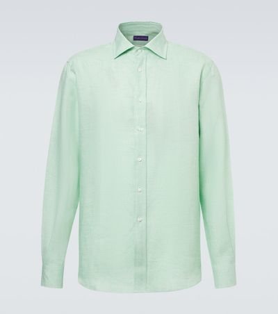 Ralph Lauren Purple Label Ralph Lauren Purple Label Checked linen shirt