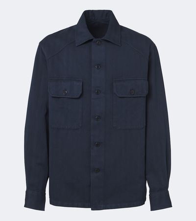 Ralph Lauren Purple Label Ralph Lauren Purple Label Cotton and linen shirt