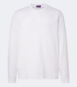 Ralph Lauren Purple Label Ralph Lauren Purple Label Cotton jersey Henley shirt