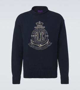 Ralph Lauren Purple Label Ralph Lauren Purple Label Embroidered cotton sweater