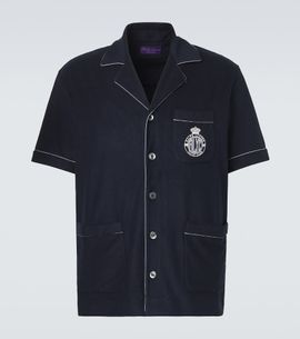 Ralph Lauren Purple Label Ralph Lauren Purple Label Logo cotton and silk shirt