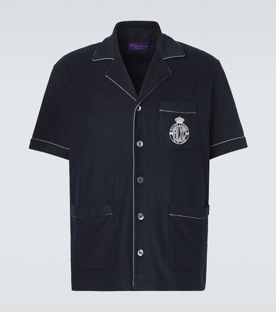 Ralph Lauren Purple Label Ralph Lauren Purple Label Logo cotton and silk shirt