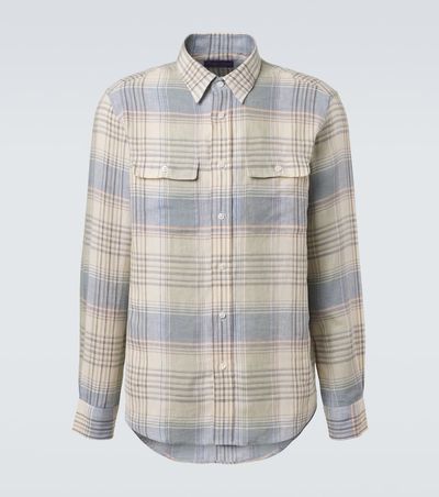 Ralph Lauren Purple Label Ralph Lauren Purple Label Plaid linen shirt