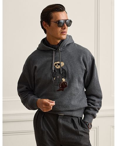 Ralph Lauren Purple Label Ralph Lauren Purple Label Relaxed Fit Polo Bear Hoodie
