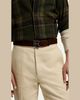 Ralph Lauren Purple Label RL-Buckle Calf-Suede Belt - 2
