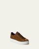 Ralph Lauren Purple Label Severn Calf-Suede Sneaker - 2