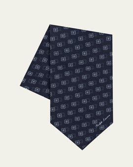 Ralph Lauren Purple Label Silk Foulard Neckerchief