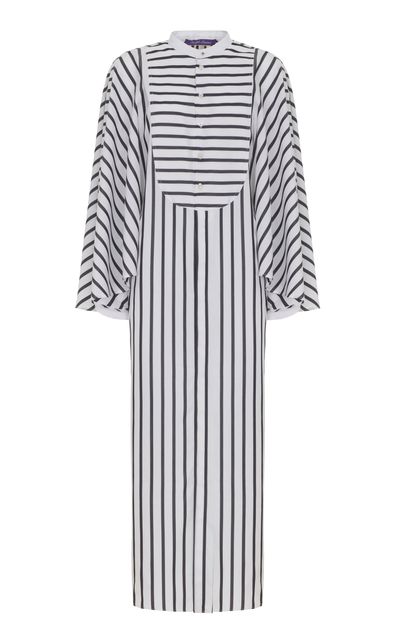 Ralph Lauren Ralph Lauren Juliana Cotton Midi Blouson Dress