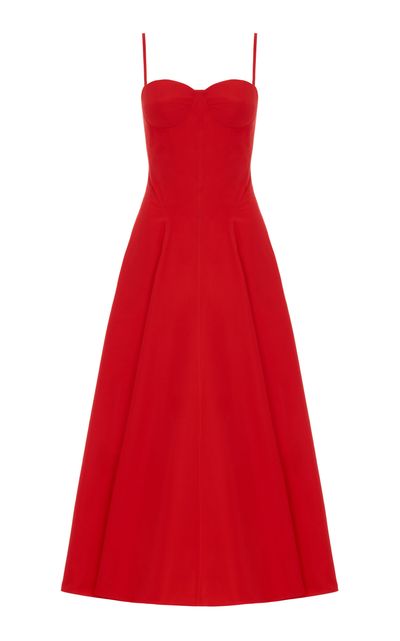 Ralph Lauren Ralph Lauren Marigot CottonBlend Bustier Midi Dress