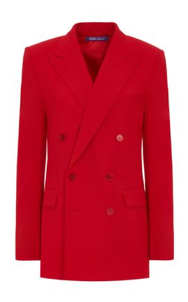 Ralph Lauren Ralph Lauren Ramona Stretch WoolBlend DoubleBreasted Blazer