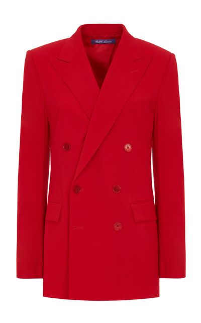Ralph Lauren Ralph Lauren Ramona Stretch WoolBlend DoubleBreasted Blazer