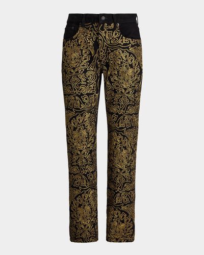 Ralph Lauren Soutache Relaxed Straight Jean