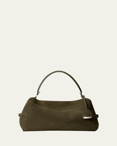 Ralph Lauren The Ralph Calf-Suede Top-Handle Bag