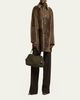 Ralph Lauren The Ralph Calf-Suede Top-Handle Bag - 5