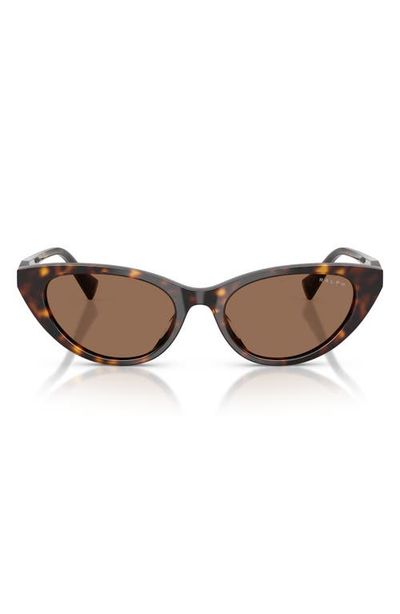 RALPH RALPH 53mm Gradient Cat Eye Sunglasses