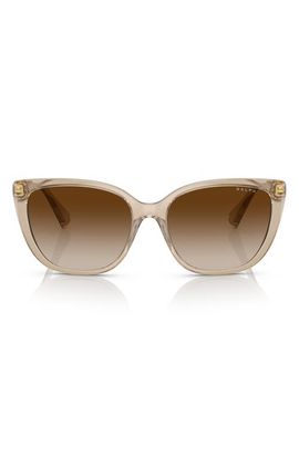 RALPH RALPH 56mm Butterfly Sunglasses