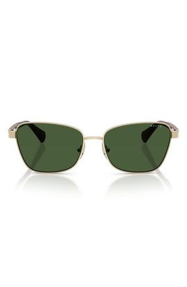 RALPH RALPH 56mm Oversize Gradient Irregular Sunglasses