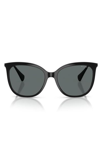 RALPH RALPH 56mm Polarized Butterfly Sunglasses