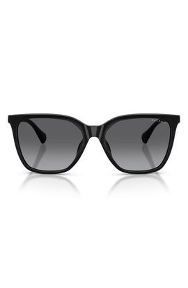 RALPH RALPH RA5328U 56mm Polarized Gradient Square Sunglasses