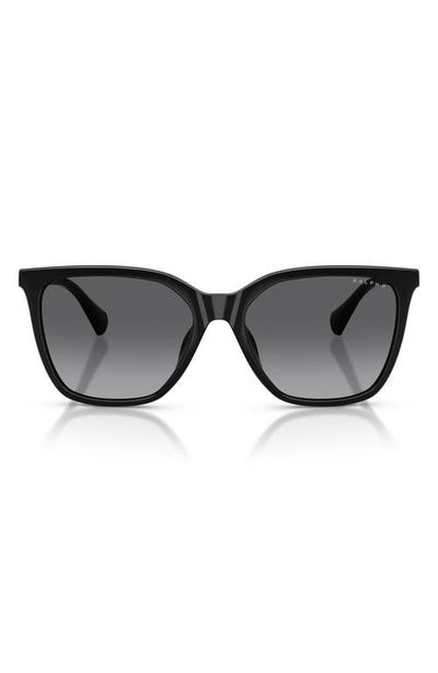 RALPH RALPH RA5328U 56mm Polarized Gradient Square Sunglasses