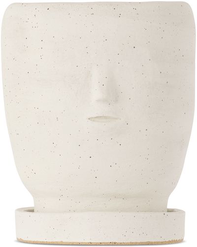 Rami Kim Studio Rami Kim Studio White Footed Face Pot Set