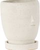 Rami Kim Studio Rami Kim Studio White Footed Face Pot Set - 3