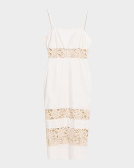 Ramy Brook Aaliyah Floral Cutout Midi Dress