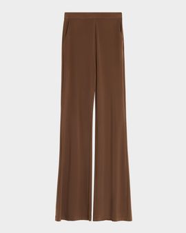Ramy Brook Amberly Satin Straight-Leg Pants