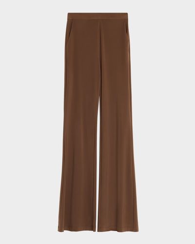Ramy Brook Amberly Satin Straight-Leg Pants