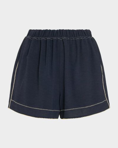 Ramy Brook Anaya Embroidered Shorts